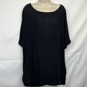 Lanston REVOLVE black tunic top size small NWT